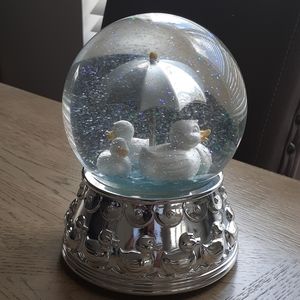 Reed & Barton RainGlobe musical carousel